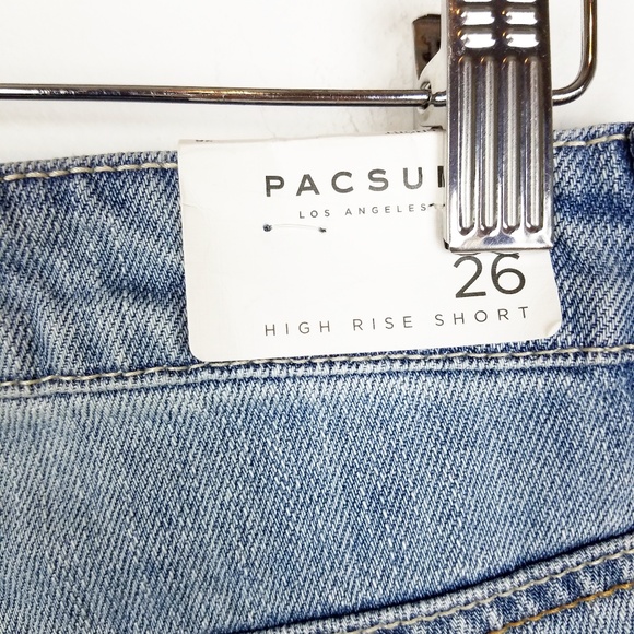 New PACSUN cut out distressed short size 26 - Picture 6 of 7